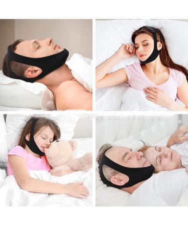 Anti Snoring Chin Strap - Adjustable Stop Snoring Solution for Men, Women, CPAP Users - Breathable Snore Stopper - Buy Online on GoSupps.com