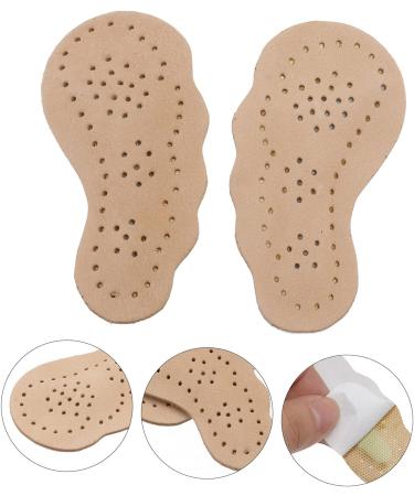 2 Pairs Marmerdo Heel Gel Insoles for High Heels - Non-Slip Cushions for Front Foot Pad - Beige 8X4.3CM - Buy Online on GoSupps.com