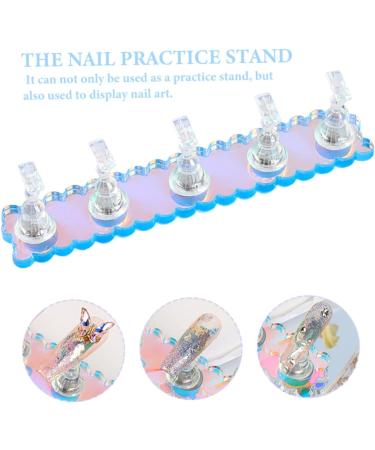 Housoutil 1 Set Nail Practice Bracket Manicure Tools Practice Nail Racks Nail Display Convenient Nail Racks Nail Art Stand Convenient Nail Stands Paint Brishes Alloy Magnet Personality Base - Buy Online on GoSupps.com