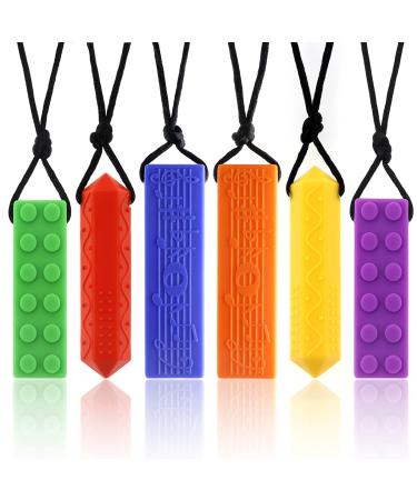 Sensory organs Caetbound (6 pack) textured sensory chewing tool improves chewing and biting.