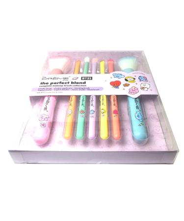 BT21 BABY Perfect Blend Brush Collection Set of 7 with Free Zipper Bag - Buy Online on GoSupps.com