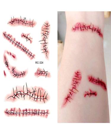 Small Halloween Bloodstains Scar Stickers - Ink Caps Beauty Products - One Size - Buy Online on GoSupps.com
