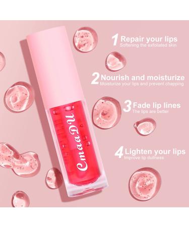 Yasovigi Hydrating Lip Oil Plumping Tint Gloss - 6 Pack | Moisturizing & Repairing Lip Balm Stick for Nourishing Care - Buy Online on GoSupps.com