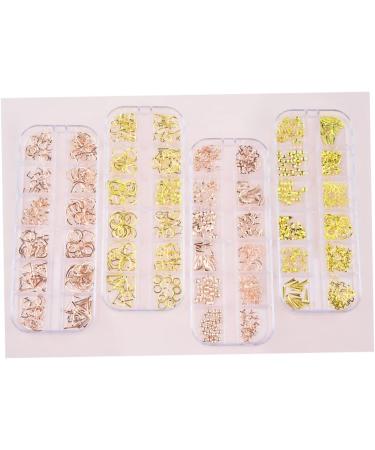FRCOLOR Tiger Ears Headband Boxes Nail Decorations for Nail Art Nail Art Decoration Manicure Nail Gold Decorations Nail Art Ornaments DIY Nail 3D Hollow Out Manicure Decoration - Buy Online on GoSupps.com