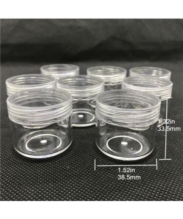 20g/20ml Clear Empty Container Jars with Screw Lids (24 Pack) - BPA Free for Lotions, Lip Balm, Makeup Samples - Buy Online on GoSupps.com