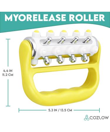 Myorelease Lymphdrainage Massager - Ultimate Fascia & Scar Tissue Relief | Cozlow Hand Massager for Legs - International Shipping Available - Buy Online on GoSupps.com