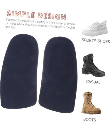 Buy Sports Insoles for Plantar Fasciitis | Arch Support Shoe Inserts | Cushioned Half Pad for Foot Comfort - Green L - Buy Online on GoSupps.com