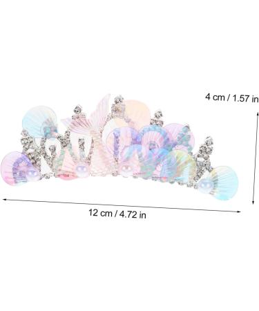 Beatifufu Rhinestone Tuck Comb Girls Metal Hair Comb Headdresses for Women Headpieces for Girls Women Hair Comb Metal Headpiece Hair Clips Wigs Girl Hair Comb Crown Issue Card Baby - Buy Online on GoSupps.com