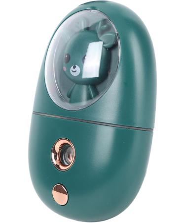 Facial Mist Sprayer Silent ABS Cute Animal Face Mist Humidifier USB Rechargeable 500mah for Office (Green) - Buy Online on GoSupps.com