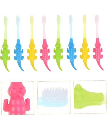 Partykindom 8th Small Crocodile Toothbrush - Soft Baby Toothbrush for Kids Ideal for Gentle Cleaning of Baby Teeth Small Head Oral Care Tool - Buy Online on GoSupps.com