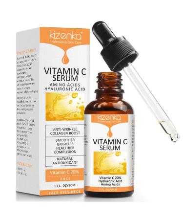 Vitamin C Serum Anti Aging Serum for Face Face Serums with Hyaluronic Acid Suitable for All Skin Types 1 Fl Oz (Pack of 1)