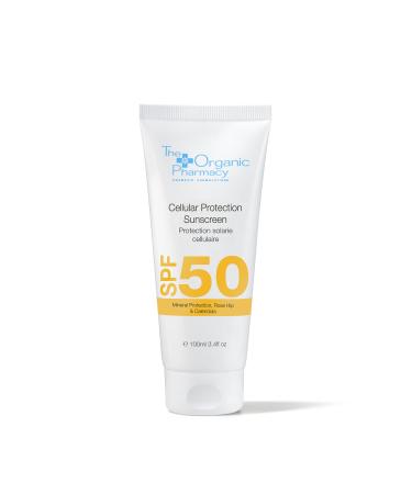 The Organic Pharmacy Cellular Protection Sunscreen SPF 50 - Non-chemical  Mineral Sunscreen 3.4 oz 100 ml - Buy Online on GoSupps.com