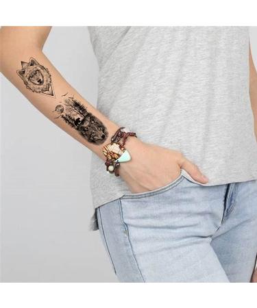 35 Long Lasting Tribal Totem Temporary Tattoos for Men and Women - Dragon, Scorpion, Large Fake Tattoo Stickers - Buy Online on GoSupps.com