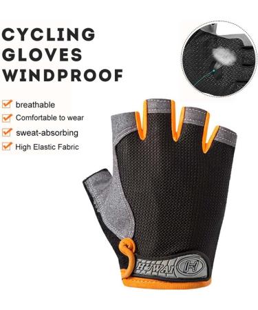 BCBF Children s Bicycle Gloves | Padded Fingerless Sports Riding Gloves for Ages 5-12 - Buy Online on GoSupps.com