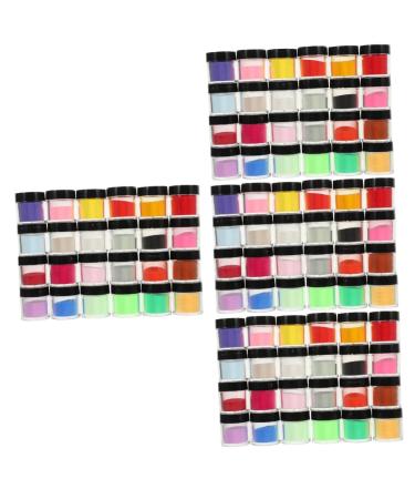 Baluue 96 Boxes Nail Crystal Powder Acrilicos De U as Neon Acrylic Pigment Powder for Nails Dip Powder Pp