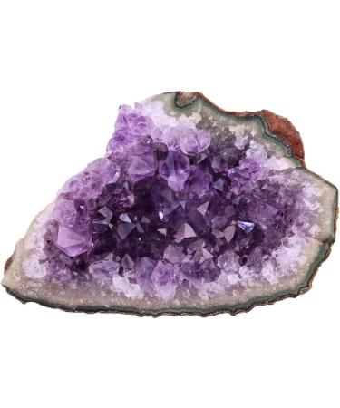 Nupuyai Natural Amethyst Druse Rough Stone | X-Small Crystal Cluster for Reiki Healing & Home Decoration - Buy Online on GoSupps.com