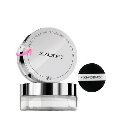 Water-based loose powder with herbal essence and 45% water content, moisturizing loose powder, lasting oil control setting, transparent matte finish