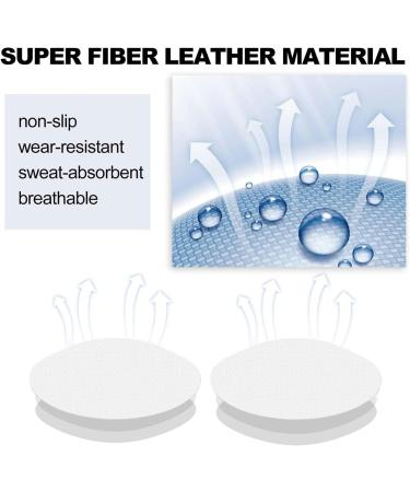 8 Pcs White Self-Adhesive Heel Hole Patch for Shoe Repair - Fits Sports, Leather & High Heels - 4 Pair - Buy Online on GoSupps.com