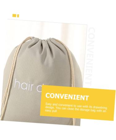 MAGICLULU 4pcs Hair Dryer Storage Bag Drawstring Storage Bag Storage Organizers Creative Storage Bag Cloth Storage Bag Drawstring Bags Travel Hair Dryer Bag Practical Bags Cosmetic Bags 33.00X30.00X0.50CM Light Grey - Buy Online on GoSupps.com