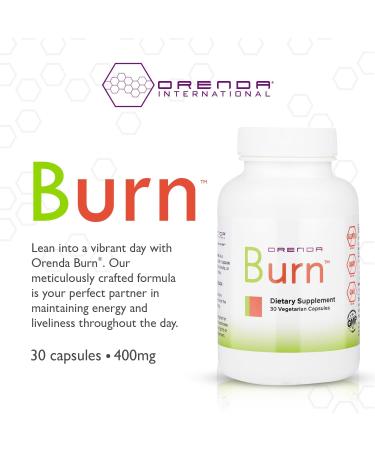 Orenda Burn® - Green Coffee & African Mango Extracts | Boost Your Lifestyle | 30 Vegetarian Caps - Buy Online on GoSupps.com