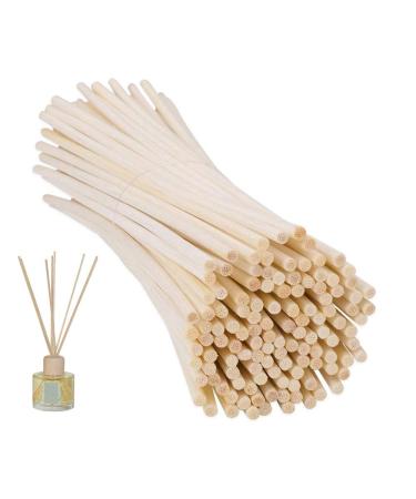 100 pieces of rattan sticks Reed Diffusor Sticks Oil Reed Diffusor Sticks made of rattan natural fibers rattan sticks Reed Diffusor Sticks for fragrance sticks and diffuser sticks nature (wood color)