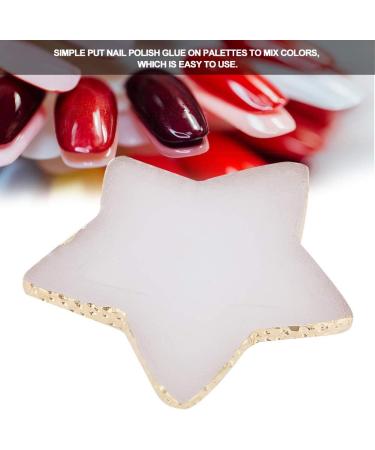 Fyearfly Nail Art Painting Palette - Harz Gel Color Mix Display Holder for Families & Salons | Manicure Tools - Star Transparent - Buy Online on GoSupps.com