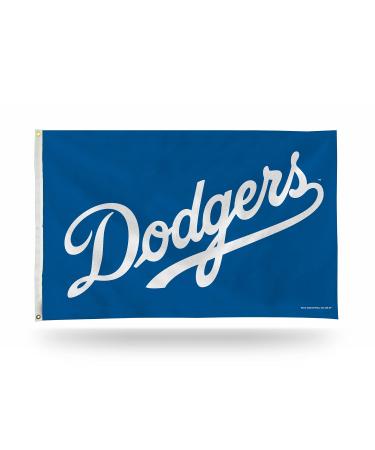 Rico FGB5606 Dodgers Script Banner Flag, Multi