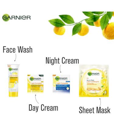 Garnier White Complete Face Wash 50g - Brightening Facial Cleanser - Buy Online on GoSupps.com