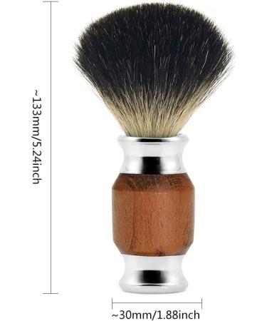 Beifenl Beard Brush - Pure Hair Men's Shaving Brush with Wooden Handle | High-Quality Grooming Tool - Buy Online on GoSupps.com