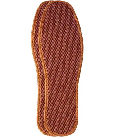 Bamboo Charcoal Mesh Insoles - Sweat-Absorbent Washable Shoe Pads for Men's Leather Shoes (Size 37) - Khaki - Buy Online on GoSupps.com