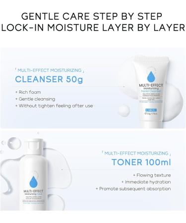 Skin Care Gift Set for Teen Girls Facial Care Sets & Kits with Cleanser Toner Serum Eye Cream & Face Cream Gentle Cleanser Moisturizer & - Buy Online on GoSupps.com