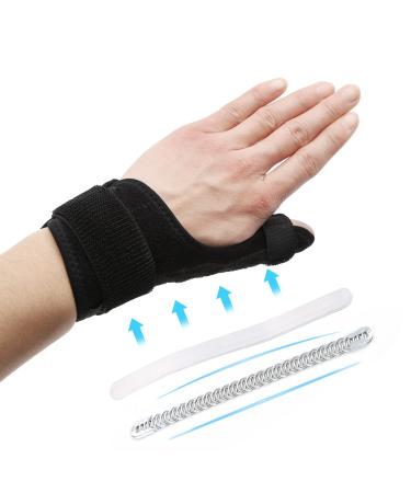 Thumb Brace Wrist Support Splint  Thumb Spica Splint for Right Left Hand  Carpal Tunnel Night Support  Trigger Finger Stabilizer for Women Men  Reversible Pain Relief for Tendonitis Arthritis Sprains