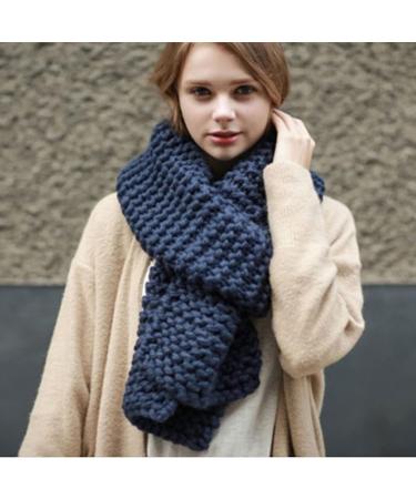 Shop Women's Black Knitted Winter Scarf with Buttons | Cozy Wool Autumn Neck Warmer & Hood Necklace - International Shipping Available - Buy Online on GoSupps.com