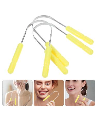 Premium Stainless Steel Tongue Scraper Set - 3 Reusable Tongue Cleaners for Adults | Effective Oral Care & Fresh Breath Solutions - Buy Online on GoSupps.com
