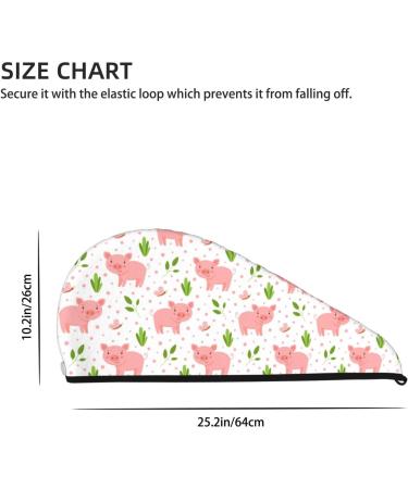 Hair Towel Wrap for Quick Drying | Funny Little Pigs Towel Turban | Ideal Hair Drying Solution - Buy Online on GoSupps.com