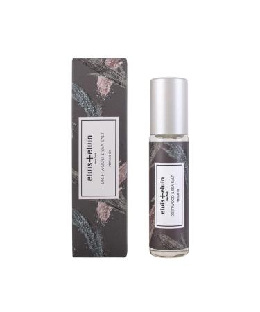 elvis+elvin Non-alcohol Perfume Oil Fragrance Oil RollOn Roller Perfume15ml for Unisex Women and Men (Driftwood & Sea Salt)