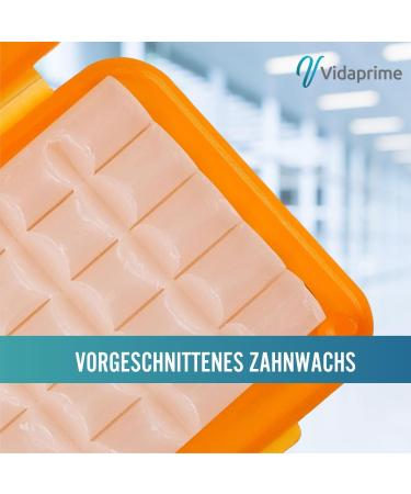 Vidaprime Orthodontic Wax 10-Pack | 350 Pre-Cut Dental Wax Pieces for Braces | Ultimate Comfort & Protection - Buy Online on GoSupps.com