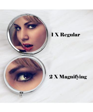 Stage Drama Gift Theatre Girl Compact Makeup Mirror - Actor Actress Stage Left Right - Buy Online on GoSupps.com