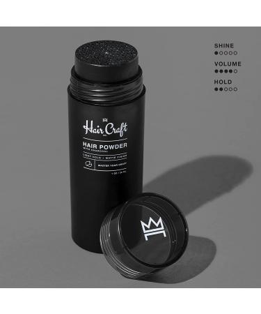Hair Craft Co. Hair Powder 1oz - Matte Finish for Men - Lightweight Root Lifting Powder - Adds Volume & Texture - Shaker Bottle - Scented - Buy Online on GoSupps.com
