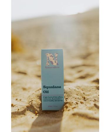 Naturallow Organic Squalane Facial Oil | Plant-Based | Lightweight Moisturizer - Buy Online on GoSupps.com