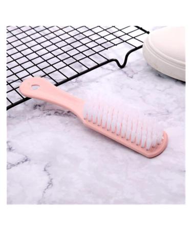 Shoe Brush 1PCS Plastic Multipurpose Washing Brush Household Tools Shoe Brush Household Shoes Shine Kit Cleaning Accessories Clothing Brush Brush(Pink)
