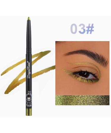 Scnvsi Eyeliner Pencil Colorful Eyeliner Metallic Eyeliner Colors Changing Glitter Waterproof Eyeliner Long Lasting Eyeliner - Buy Online on GoSupps.com