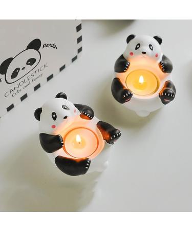 Scented Candles Gift Set - 4 Pack Natural Soy Wax Aromatherapy Candles with Panda Holder | Perfect for Christmas Anniversaries Birthdays & Mother's Day Gifts - Buy Online on GoSupps.com
