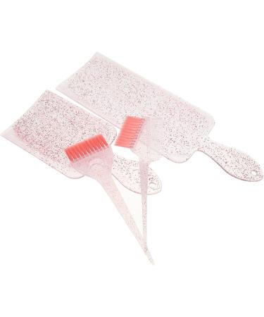 FRCOLOR 2 Sets Highlighter Comb Hair Dye Color Brush Hair Foiling Tools Hair Styling Supply Hair Dye Color Board Highlighting Paddle Board Highlight Kit Frosted Nylon Perm Board Pink - Buy Online on GoSupps.com