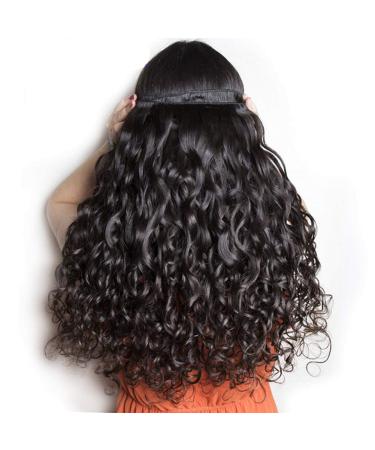 Ur Beautiful 8A Brazilian Curly Hair Bundles - 100% Virgin Water Wave Human Hair (22-24-26 inches 300g) - Buy Online on GoSupps.com