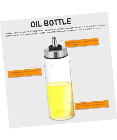 OUNONA 3 Pcs Lecythus Dispenser Cooking Oil Syrup Bottles Olive Oil Cruet Olive Oil Pour Bottle Glass Oil Eggs Baskets Ceramic Ketchup Bottle Sauce Jar Household Stainless Steel Honey 6X20CMx3pcs As Shownx3pcs - Buy Online on GoSupps.com