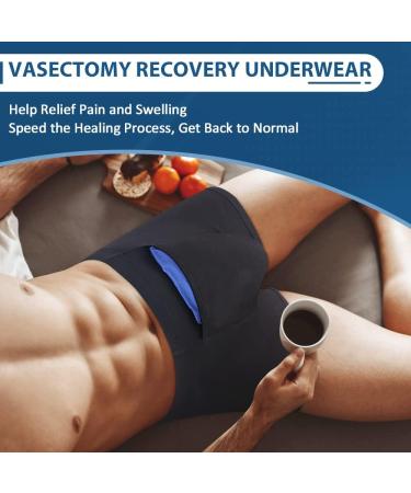 Hilph Vasectomy Underwear for Men with Cold Packs - Pain Relief and Testicular Support - Buy Online on GoSupps.com