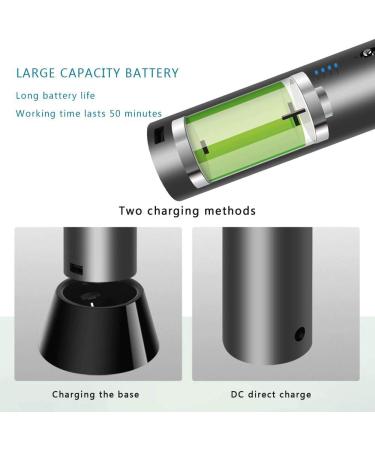 Cordless Hair Dryer 400W DC Rechargeable Hair Dryer with Cold Wind and Hot Air Suitable for Indoor Outdoor Camping Tourism (B-fine Version) - Buy Online on GoSupps.com