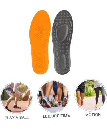 NOLITOY Shoe Inserts for Men & Women - 2 Pairs Plantar Support Insoles Thick Basketball Cushions Assorted Colors Size 35-39 - Buy Online on GoSupps.com