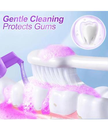 GFOUK Oral Crystal Cleansing Mousse - Tooth Mousse & Stain Removal Foam Purple Toothpaste for Whitening & Caries Prevention (2 Pieces) - Buy Online on GoSupps.com